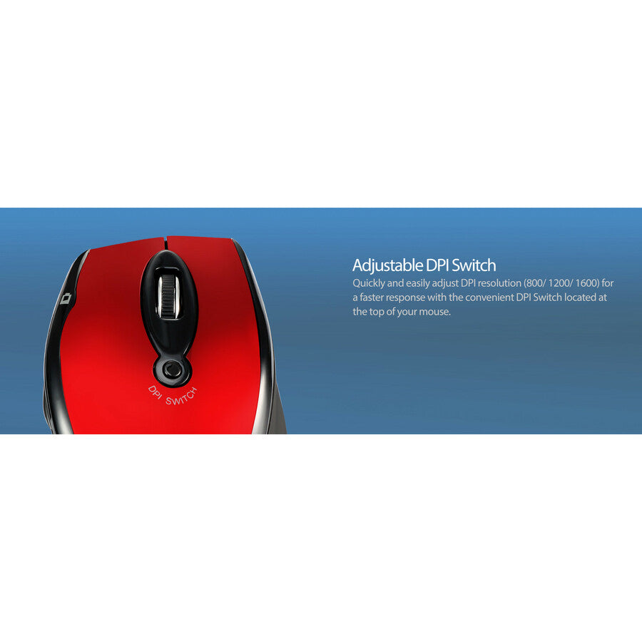 Adesso iMouse M20R - Wireless Ergonomic Optical Mouse
