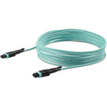 StarTech.com 5m (16.4ft) MTP(F)/PC OM3 Multimode Fiber Optic Cable, OFNP Plenum, 50/125&micro;m, 40G, Low Insertion Loss, MPO Fiber Jumper Cord