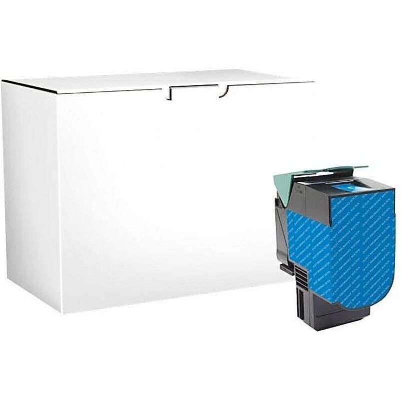 V7 Office Depot&reg; Remanufactured Cyan Toner Cartridge Replacement For Lexmark &trade; CS410, ODCS410C