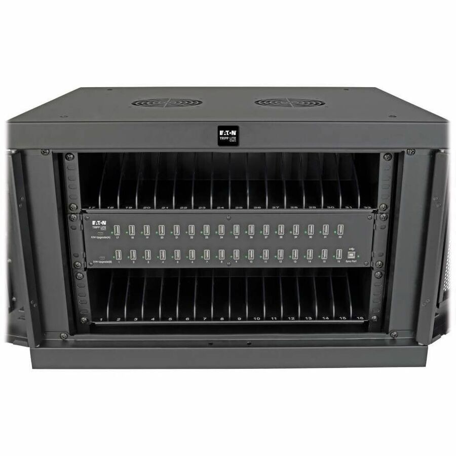Eaton Tripp Lite Series Locking Cell Phone Charging Station for 32 Devices - USB, with Sync for Smartphones