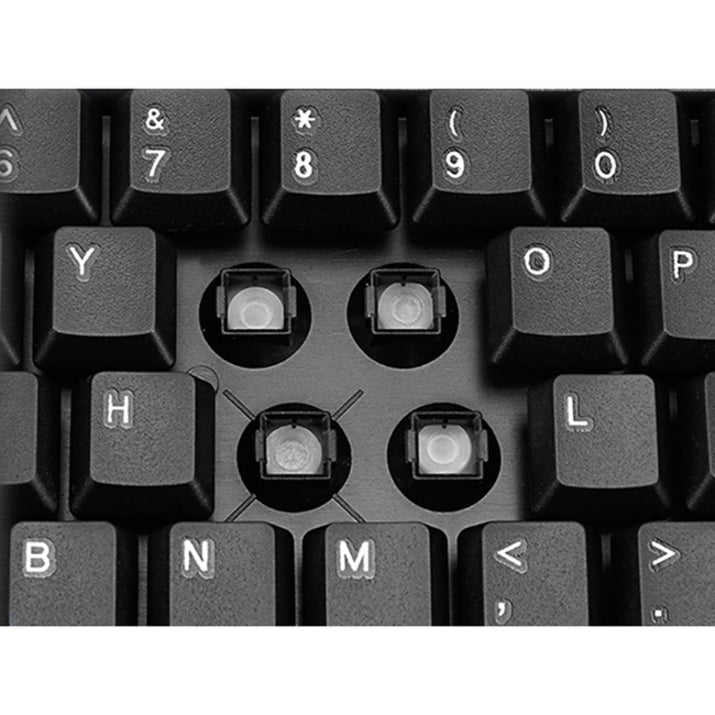 Adesso Touchpad Keyboard w Rackmount, 1.43 lb, AKB-425UB, Black, Cable