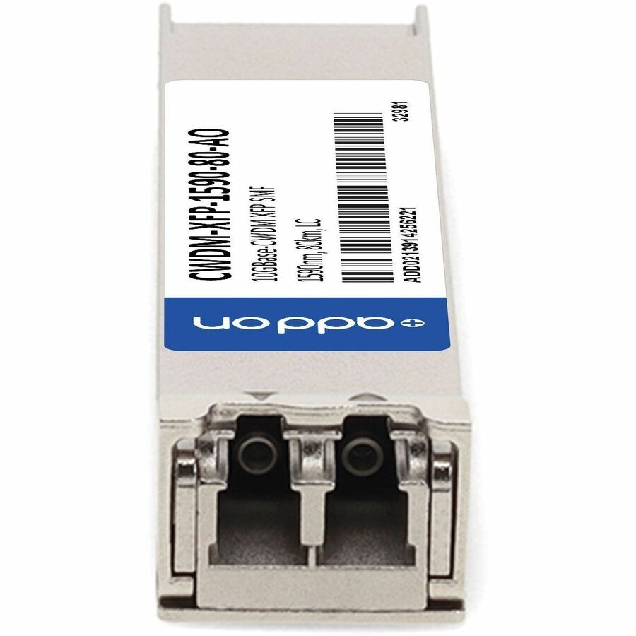 AddOn Cisco CWDM-XFP-1590-80 Compatible TAA Compliant 10GBase-CWDM XFP Transceiver (SMF, 1590nm, 80km, LC)