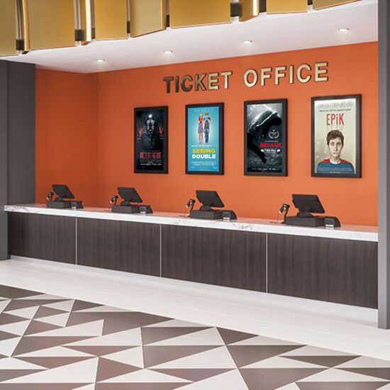 LEGRAND Chief Impact On-Wall Kiosk - Portrait 50" White