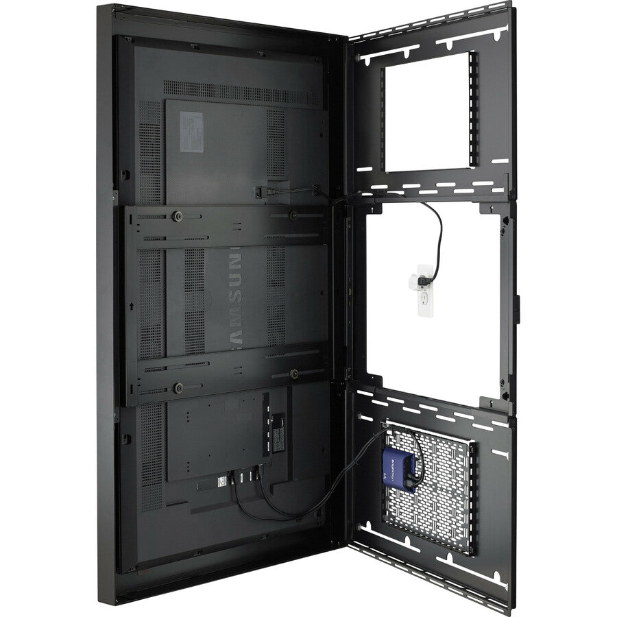 Legrand Chief Impact 49" On-Wall Kiosk - Portrait Orientation - Black