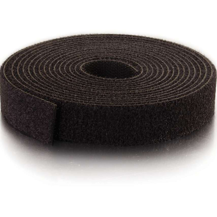 C2G 10ft Hook-and-Loop Cable Wrap, 2.02 oz, 29852 Cable Wrap, Black