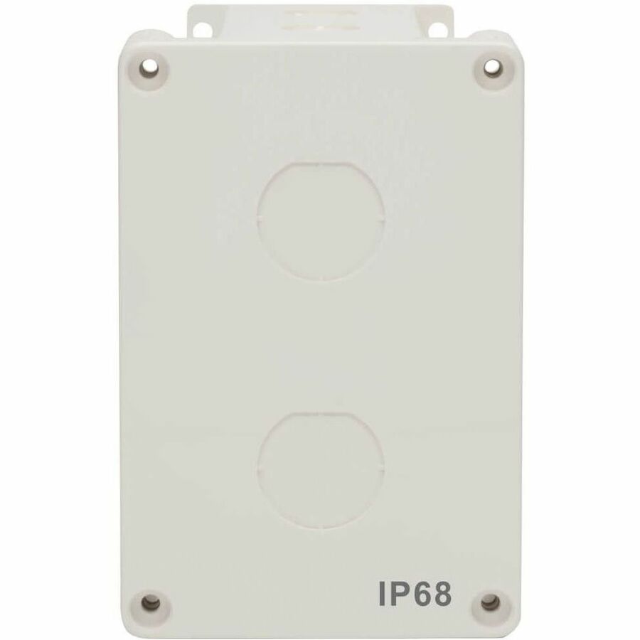 Eaton Tripp Lite Series Waterproof Electrical Junction Box - Surface Mount, Industrial, Single Gang, IP68, TAA, 2 Cutouts