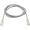 Eaton Tripp Lite Series Cat6 Gigabit Snagless Slim UTP Ethernet Cable (RJ45 M/M), PoE, Gray, 7 ft. (2.13 m)