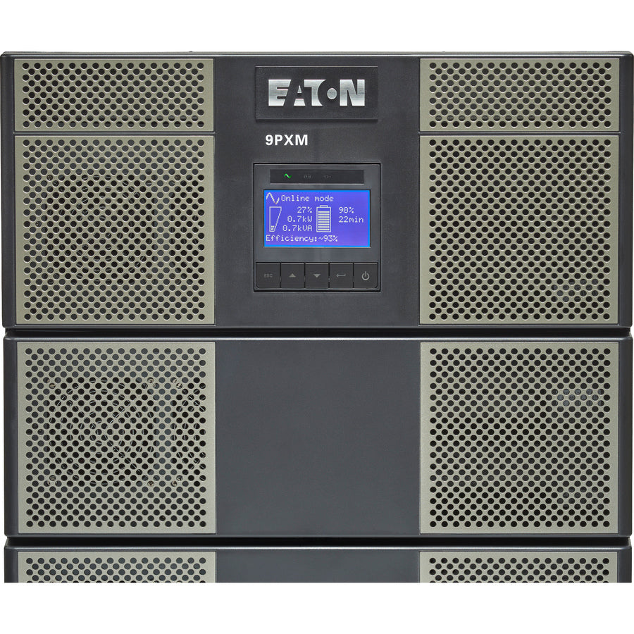 Eaton 9PXM 16kVA 14.4kW 208-240V Modular Scalable Online Double-Conversion UPS, Hardwired Input / Output, Cybersecure Network Card Included, 14U, TAA