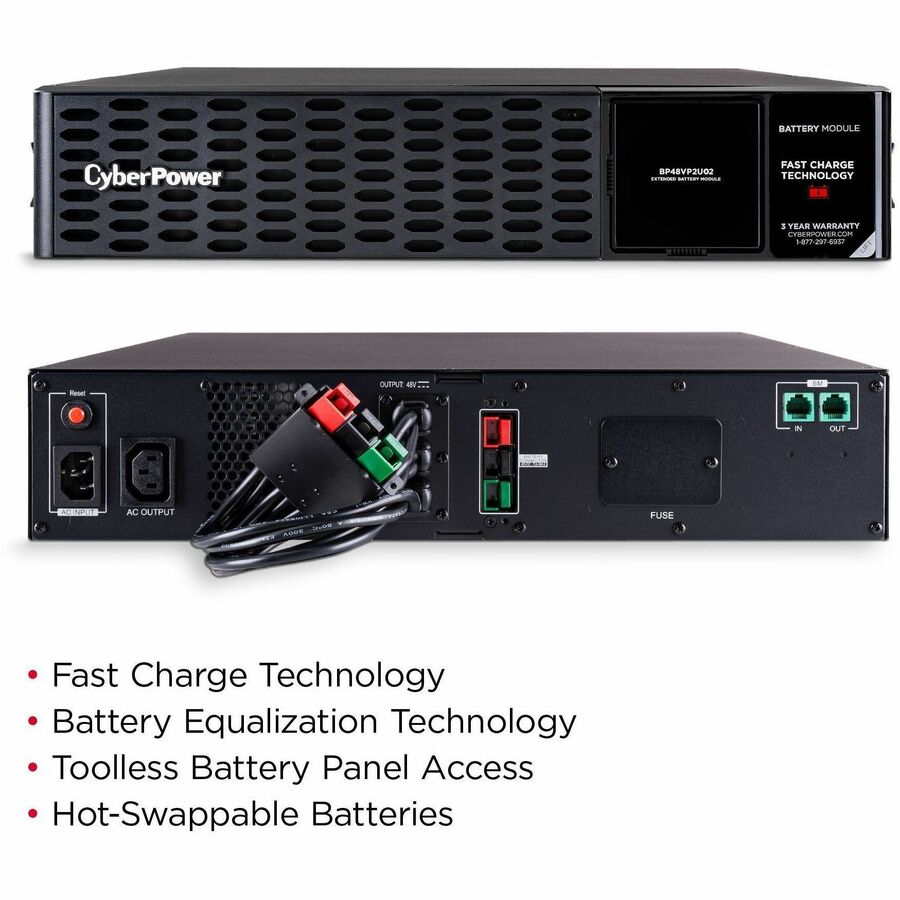 CyberPower BP48VP2U02 Extended Battery Modules, Black