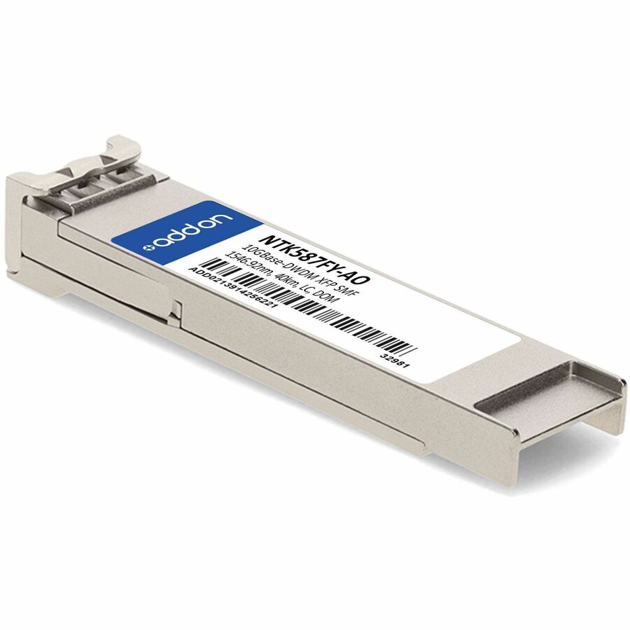 AddOn Ciena NTK587FY Compatible TAA Compliant 10GBase-DWDM 100GHz XFP Transceiver (SMF, 1546.92nm, 40km, LC, DOM)