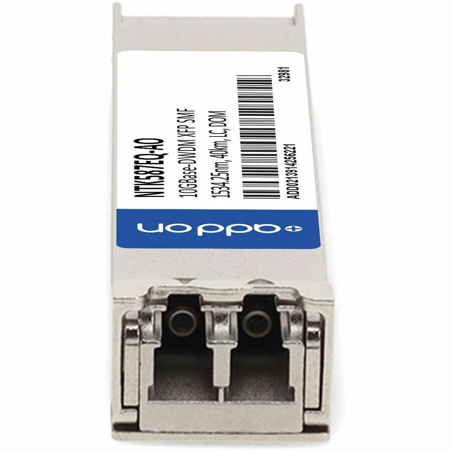 AddOn Ciena NTK587EQ Compatible TAA Compliant 10GBase-DWDM 100GHz XFP Transceiver (SMF, 1534.25nm, 40km, LC, DOM)