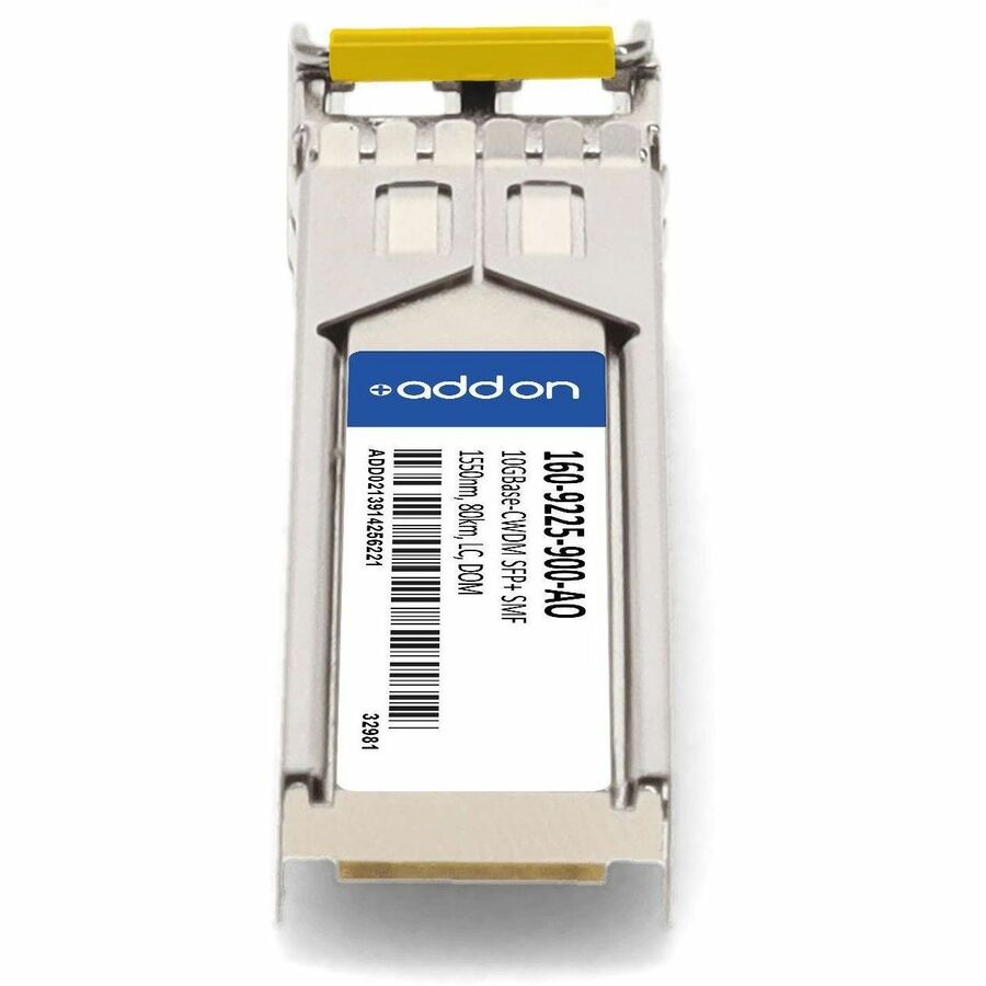 AddOn Ciena 160-9225-900 Compatible TAA Compliant 10GBase-CWDM SFP+ Transceiver (SMF, 1550nm, 80km, LC, DOM)