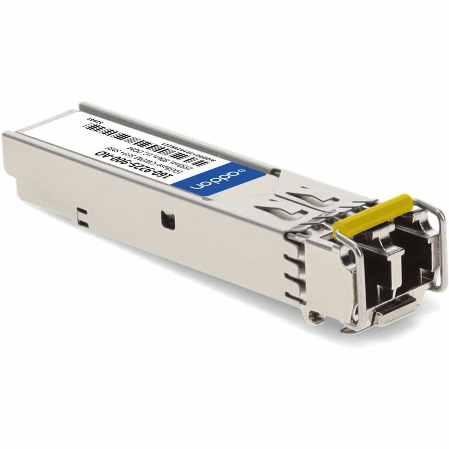 AddOn Ciena 160-9225-900 Compatible TAA Compliant 10GBase-CWDM SFP+ Transceiver (SMF, 1550nm, 80km, LC, DOM)