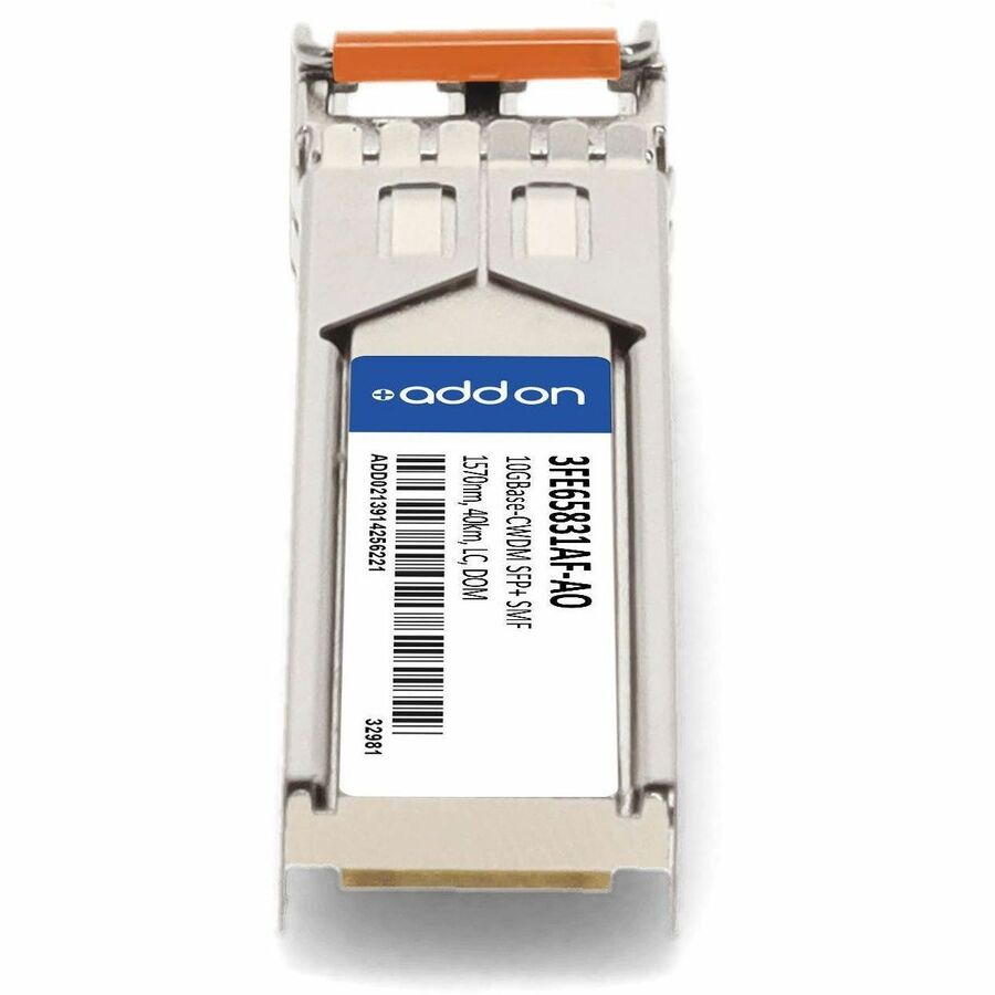 AddOn Alcatel-Lucent Nokia 3FE65831AF Compatible TAA Compliant 10GBase-CWDM SFP+ Transceiver (SMF, 1570nm, 40km, LC, DOM)