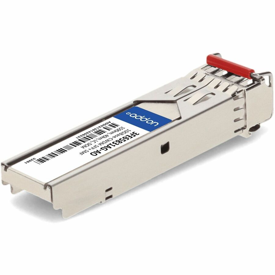 AddOn Alcatel-Lucent Nokia 3FE65831AG Compatible TAA Compliant 10GBase-CWDM SFP+ Transceiver (SMF, 1590nm, 40km, LC, DOM)