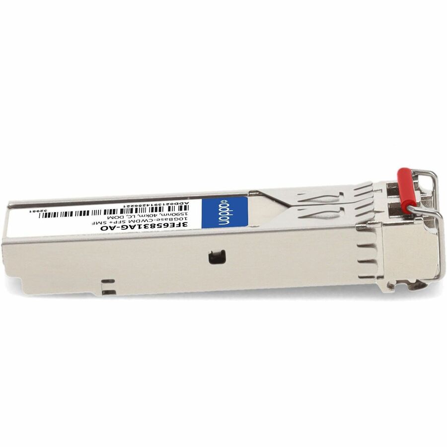 AddOn Alcatel-Lucent Nokia 3FE65831AG Compatible TAA Compliant 10GBase-CWDM SFP+ Transceiver (SMF, 1590nm, 40km, LC, DOM)