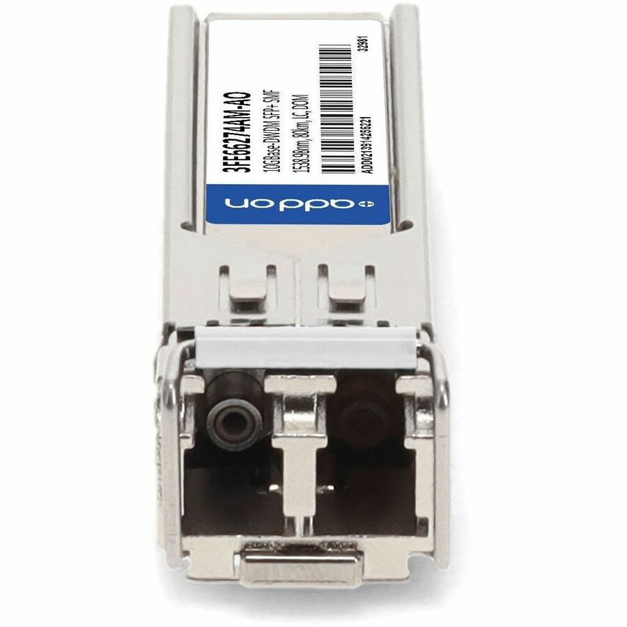 AddOn Alcatel-Lucent Nokia 3FE66274AM Compatible TAA Compliant 10GBase-DWDM 100GHz SFP+ Transceiver (SMF, 1538.98nm, 80km, LC, DOM)