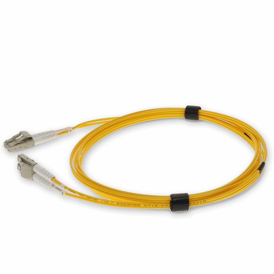 AddOn 1m LC (Male) to LC (Male) Yellow OM4 Duplex Fiber OFNR (Riser-Rated) Patch Cable