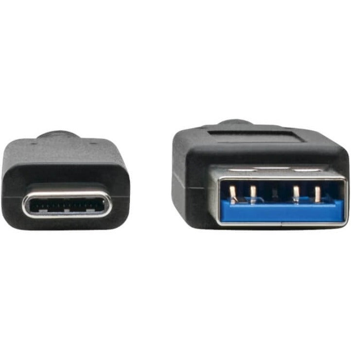 Eaton Tripp Lite Series USB-C to USB-A Cable (M/M), USB 3.2 Gen 2 (10 Gbps), USB-IF Certified, Thunderbolt 3 Compatible, 3 ft. (0.91 m)
