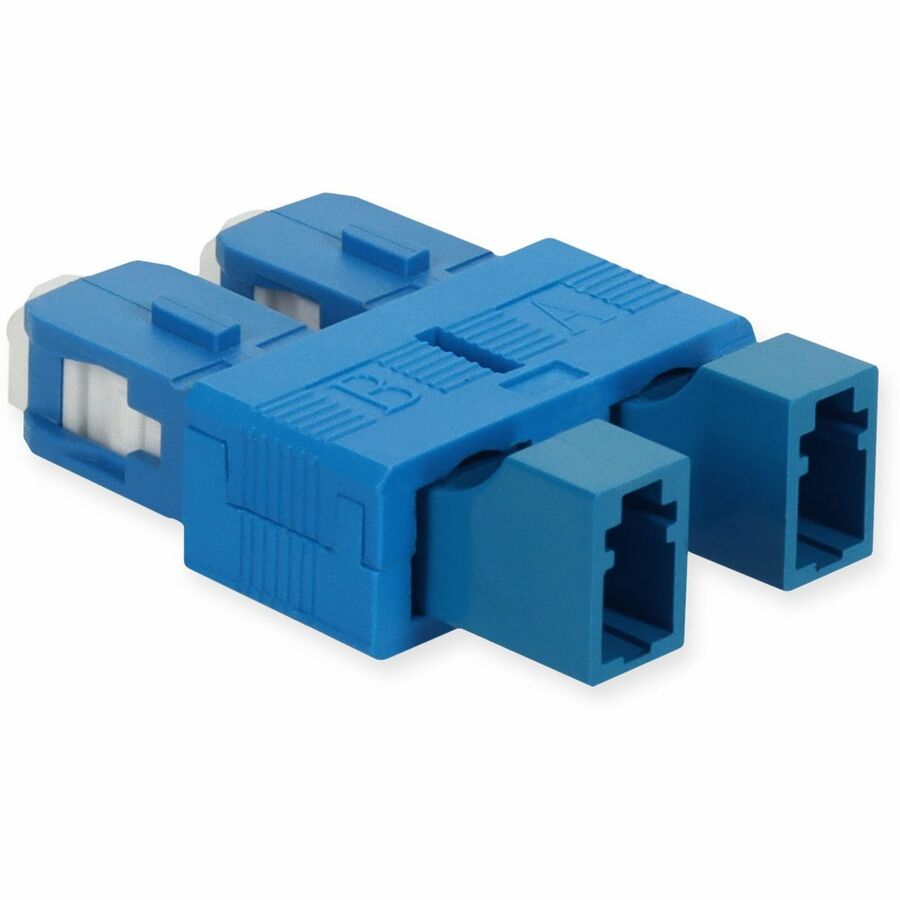 AddOn SC Male to LC Female SMF OS1 Duplex Fiber Optic Adapter