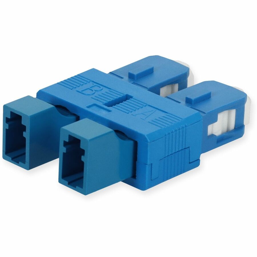 AddOn SC Male to LC Female SMF OS1 Duplex Fiber Optic Adapter