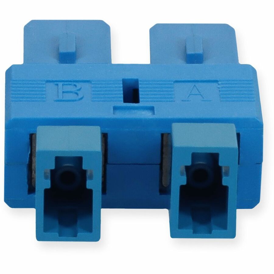 AddOn SC Male to LC Female SMF OS1 Duplex Fiber Optic Adapter