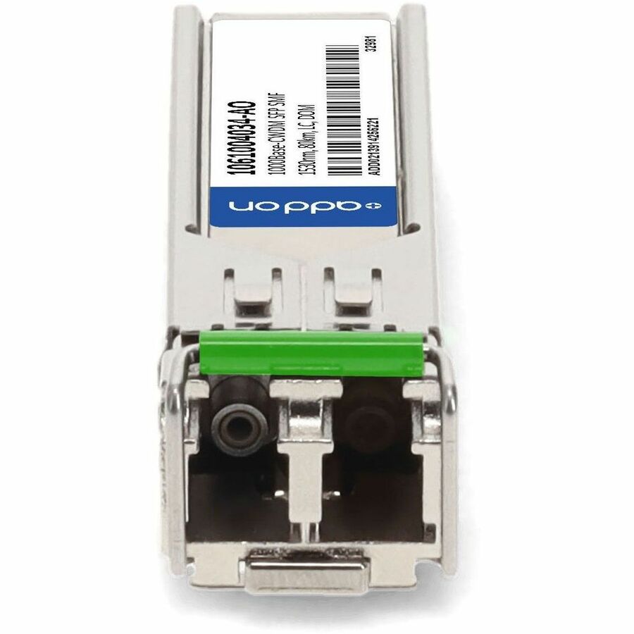 AddOn ADVA 1061004034 Compatible TAA Compliant 1000Base-CWDM SFP Transceiver (SMF, 1530nm, 80km, LC, DOM)