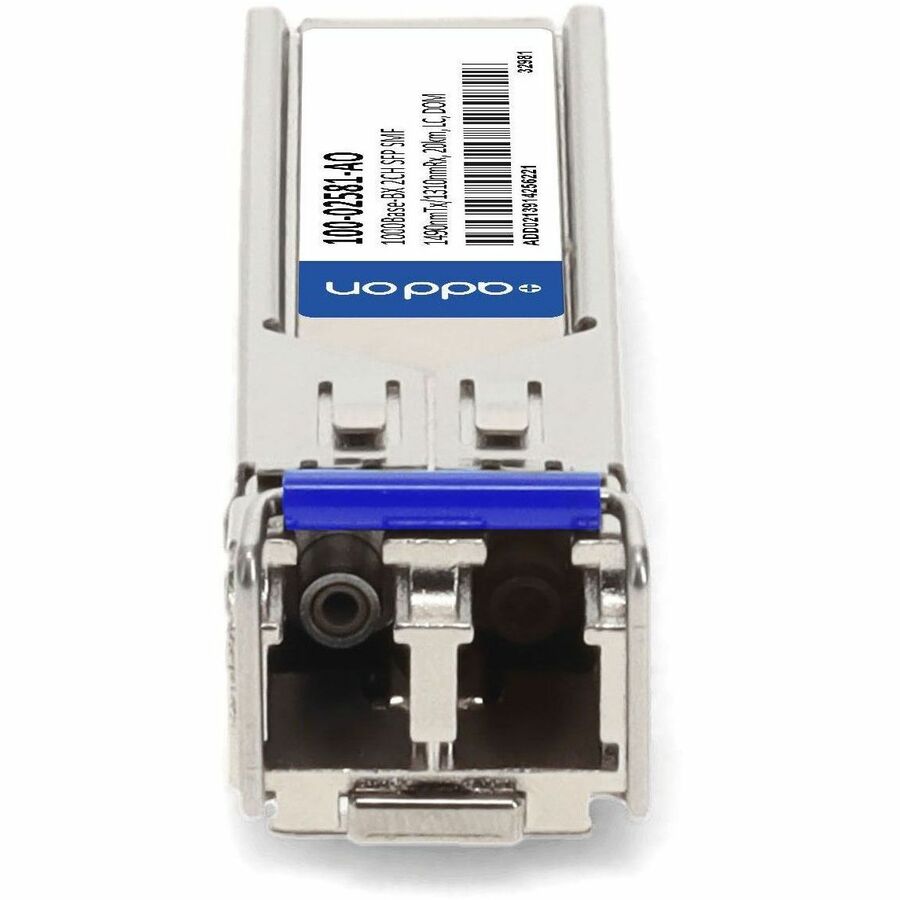AddOn Calix 100-02581 Compatible TAA Compliant 1000Base-BX 2-Channel SFP Transceiver (SMF, 1490nmTx/1310nmRx, 20km, LC, DOM)