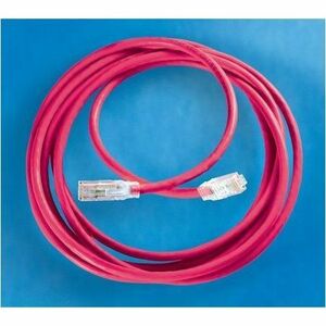 LEGRAND Ortronics Clarity CAT5E Modular Patch Cord, 7 ft, Red, Male, Clarity5e