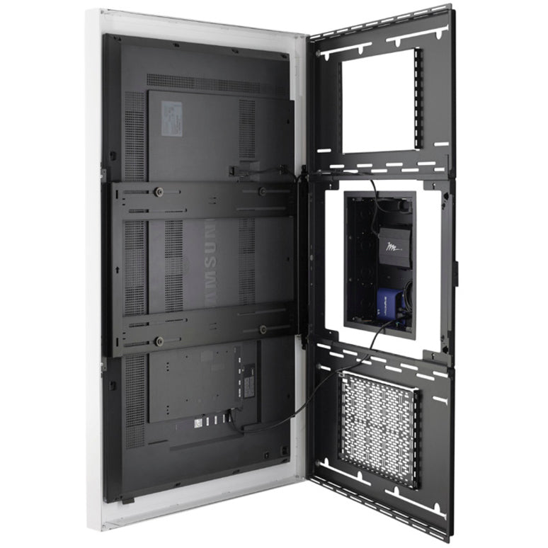 Legrand Chief Impact On-Wall Kiosk - Portrait 48" White