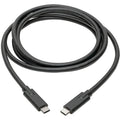 Eaton Tripp Lite Series USB-C Cable (M/M) - USB 3.2, Gen 1 (5 Gbps), 5A Rating, Thunderbolt 3 Compatible, 6 ft. (1.83 m)