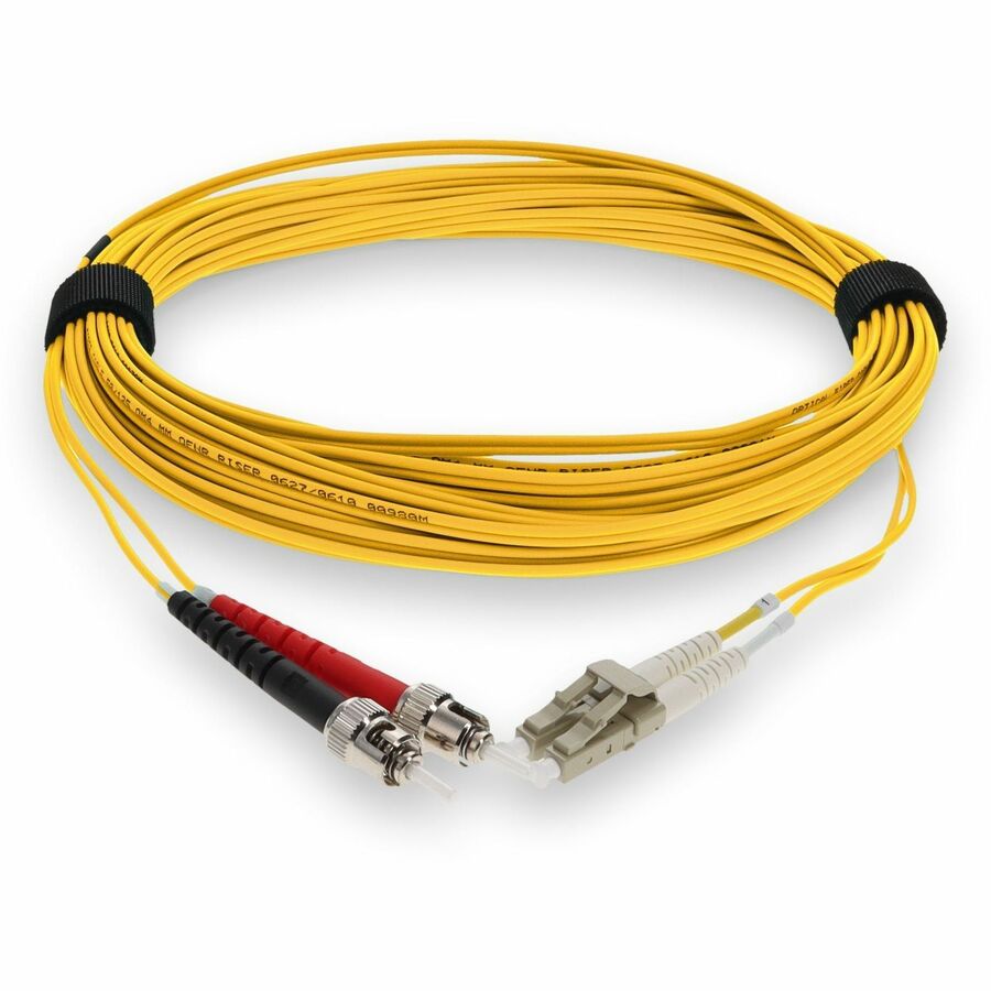 AddOn 3m LC (Male) to ST (Male) Yellow OM4 Duplex Fiber OFNR (Riser-Rated) Patch Cable