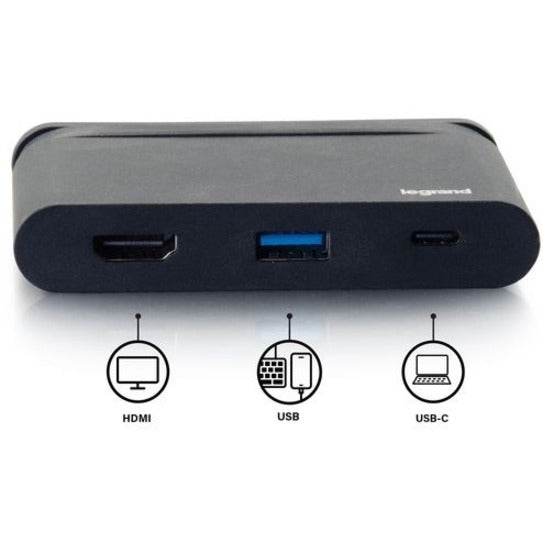 Legrand C2G USB C Mini Dock with HDMI, USB & Power Deliery up to 100W