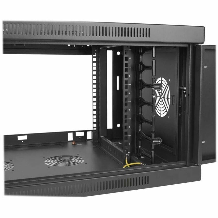 Eaton Tripp Lite Series SmartRack 6U Low-Profile Switch-Depth-Plus Wall-Mount Mini Rack Enclosure, Wide