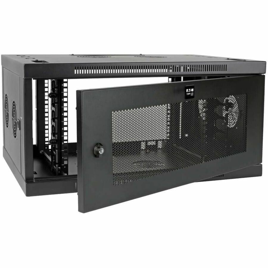 Eaton Tripp Lite Series SmartRack 6U Low-Profile Switch-Depth-Plus Wall-Mount Mini Rack Enclosure, Wide