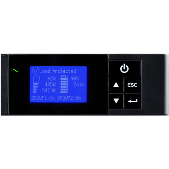 FD-Eaton 5P UPS 1440VA 1100W, 36.40 lb, 5P1500R-L, 5P1500R-L 1500VA Rack/Wall Mountable UPS 6-foot RS-232 Cable USB Cable