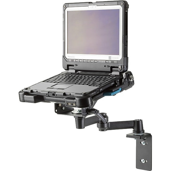 Gamber-Johnson Mounting Arm for Flat Panel Display, Tablet, Notebook - Black Powder Coat - 1 Display(s) Supported - 75 x 75