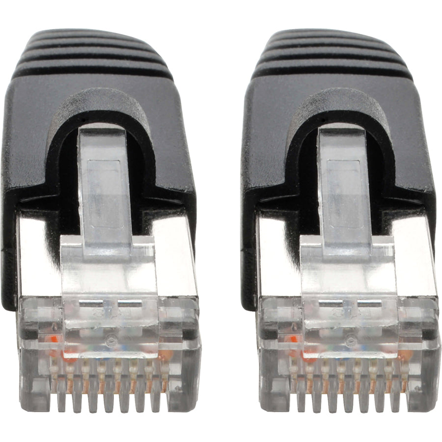 Eaton Tripp Lite Series Cat6a 10G Snagless Shielded STP Ethernet Cable (RJ45 M/M), PoE, Black, 35 ft. (10.67 m)