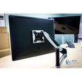 Amer Hydra Mounting Arm for Curved Screen Display, Flat Panel Display - White, Black, Chrome