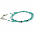 AddOn 5m LC (Male) to LC (Male) Straight Aqua OM4 Duplex LSZH Fiber Patch Cable