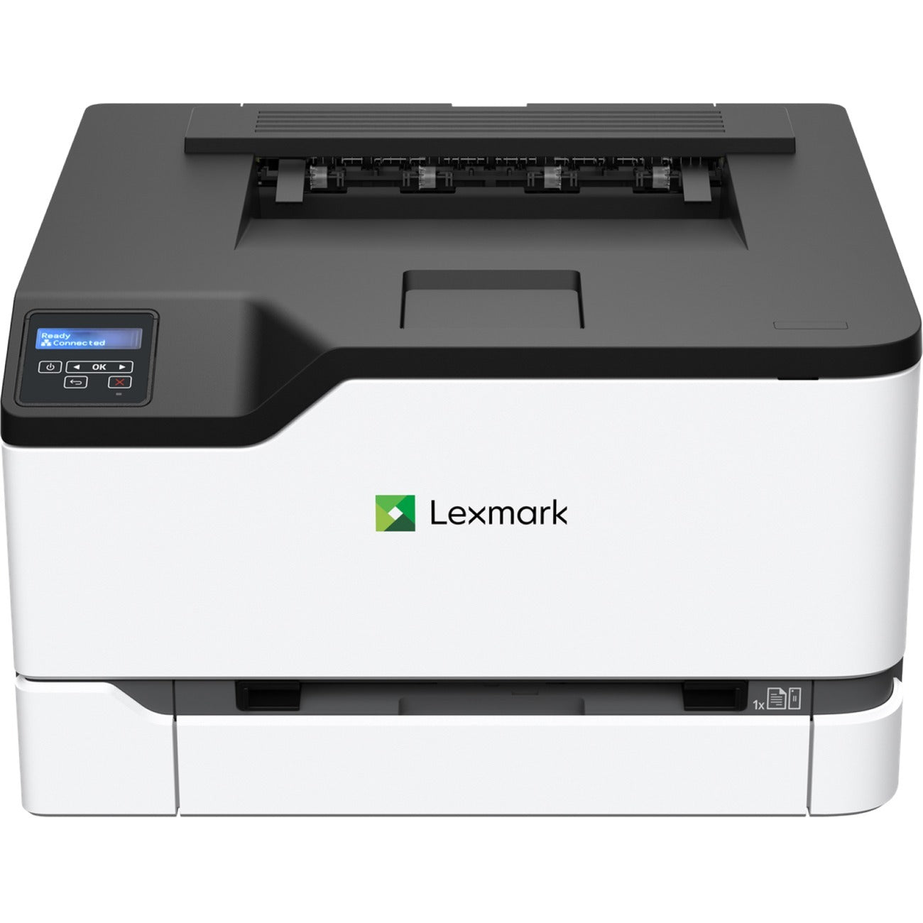 Lexmark CS331dw with color output up to 26 pages per minute, high-yield replacement toner cartridges and connectivity via Wi-Fi and gigabit Ethernet, the Lexmark CS331dw