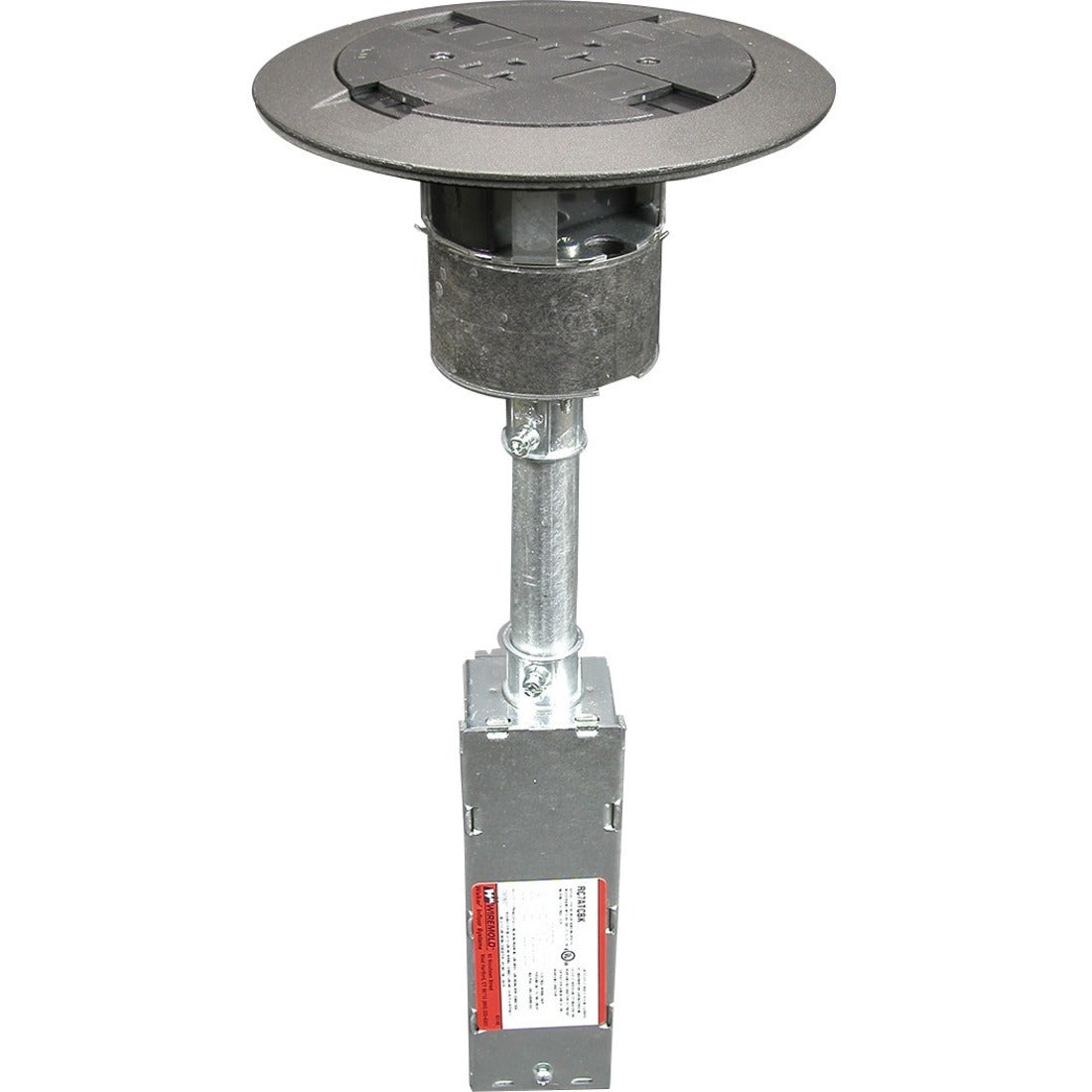 Legrand Wiremold RC7 Multi-Service Poke-Thru Assembly, Brass