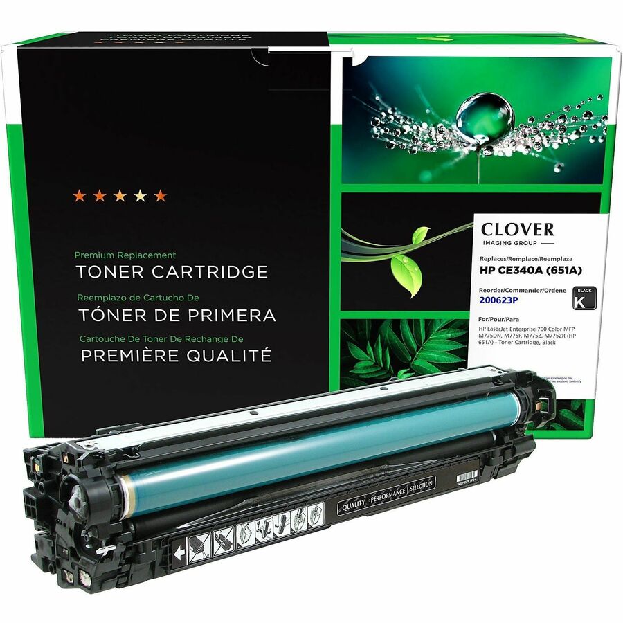 Clover Office Depot&reg; Remanufactured Black Toner Cartridge Replacement For HP 651A, OD651AB