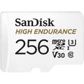 Western SanDisk High Endurance 256 GB microSD, 0.4 in, SDSQQNR-256G-AN6IA
