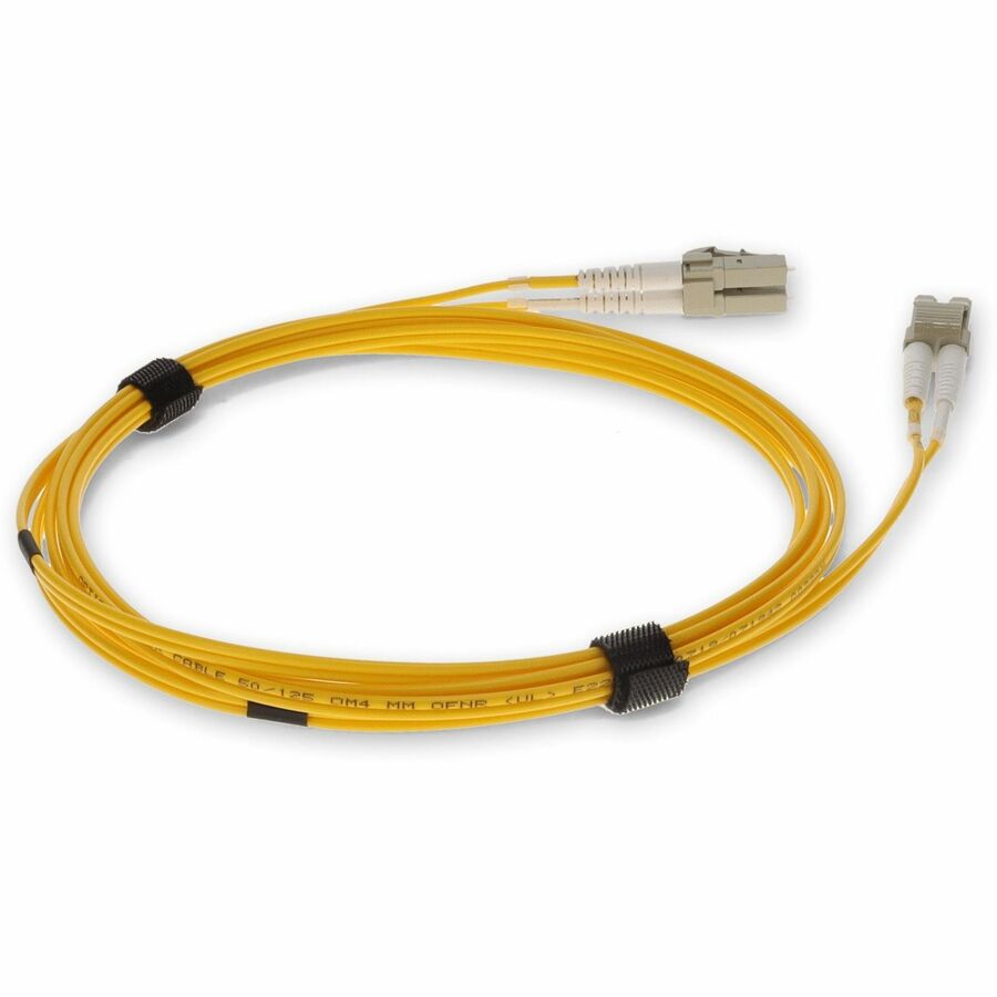 AddOn 3m LC (Male) to LC (Male) Yellow OM3 Duplex Fiber OFNR (Riser-Rated) Patch Cable