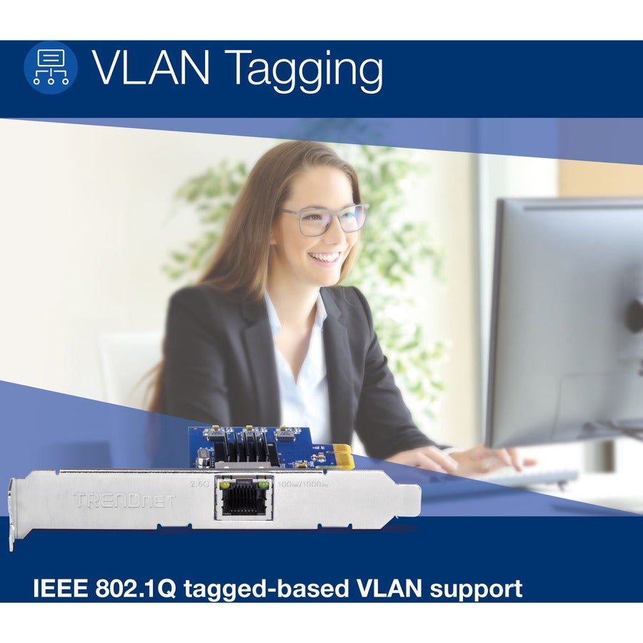 2.5GBASE-T PCIe Network Adapt.