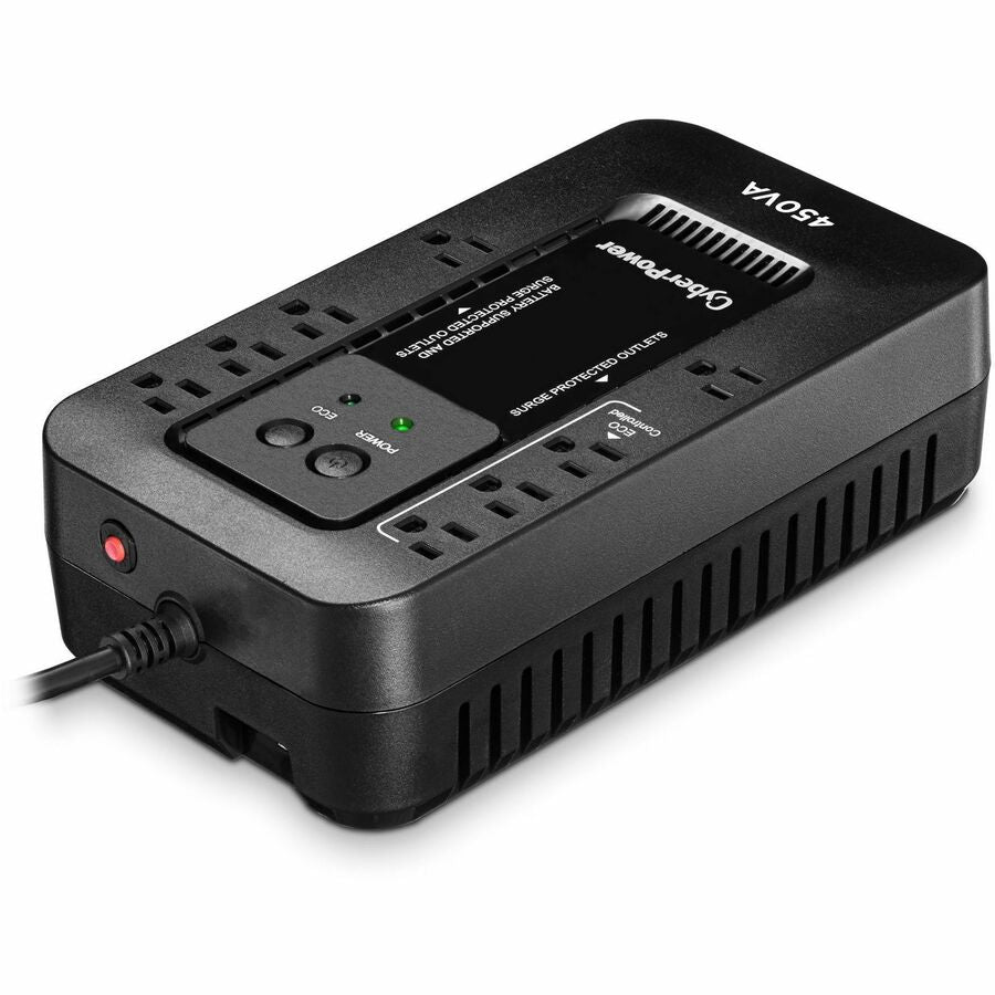CyberPower EC450G Ecologic UPS Systems, Black, 2900 mAh, USB