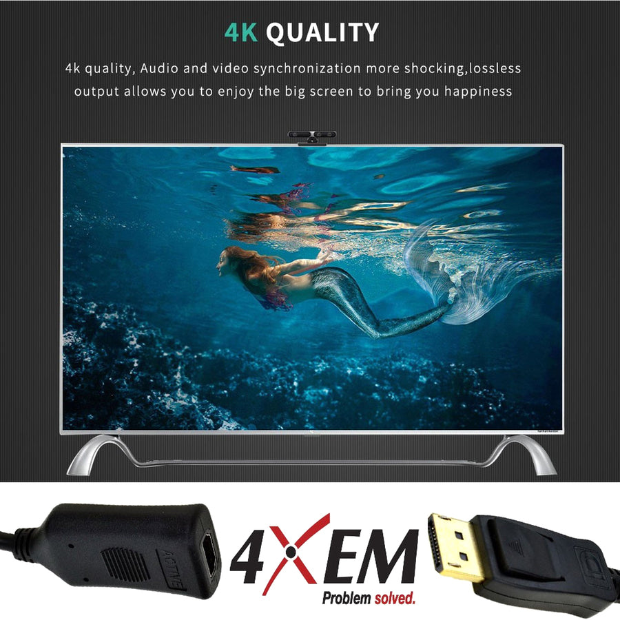 4XEM 4K Displayport to HDMI Adapter