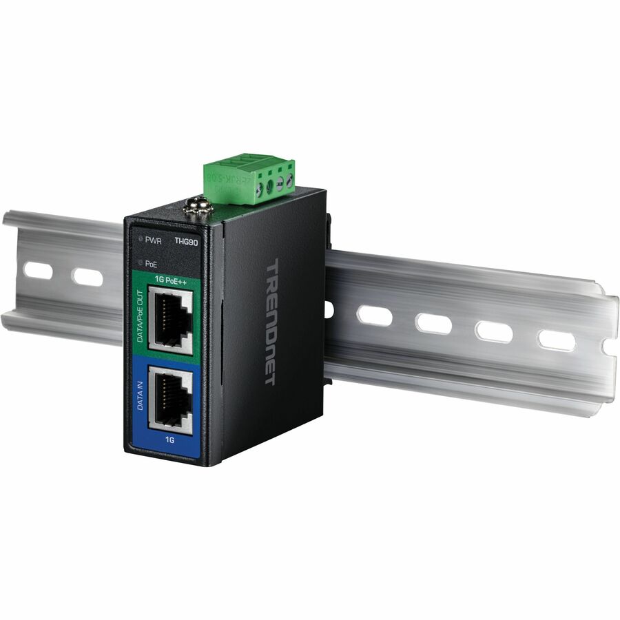 TRENDnet 90W Gigabit 4PPoE Injector, 1 x Gigabit Ethernet, 4.1", TI-IG90