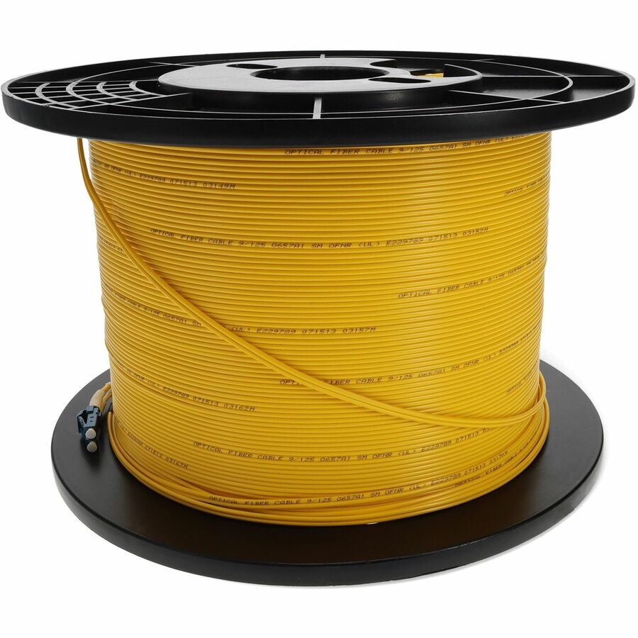 AddOn 130m LC (Male) to LC (Male) Yellow OS2 Duplex Fiber OFNR (Riser-Rated) Patch Cable
